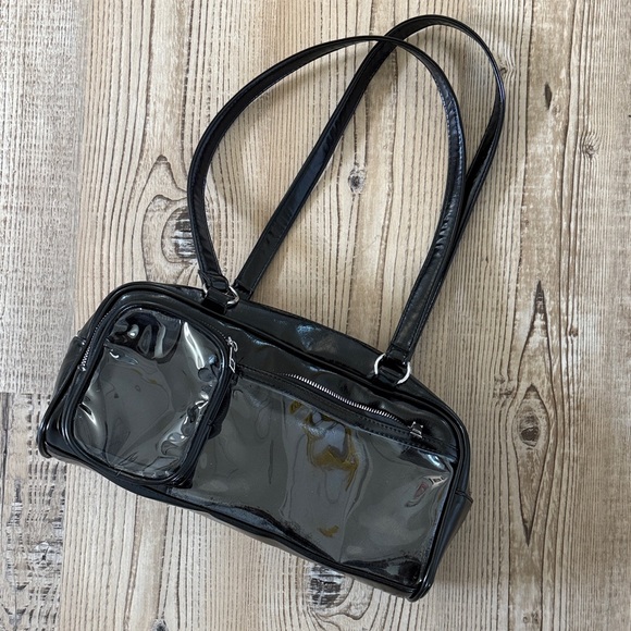 Handbag with clear pockets upfront - Picture 1 of 4